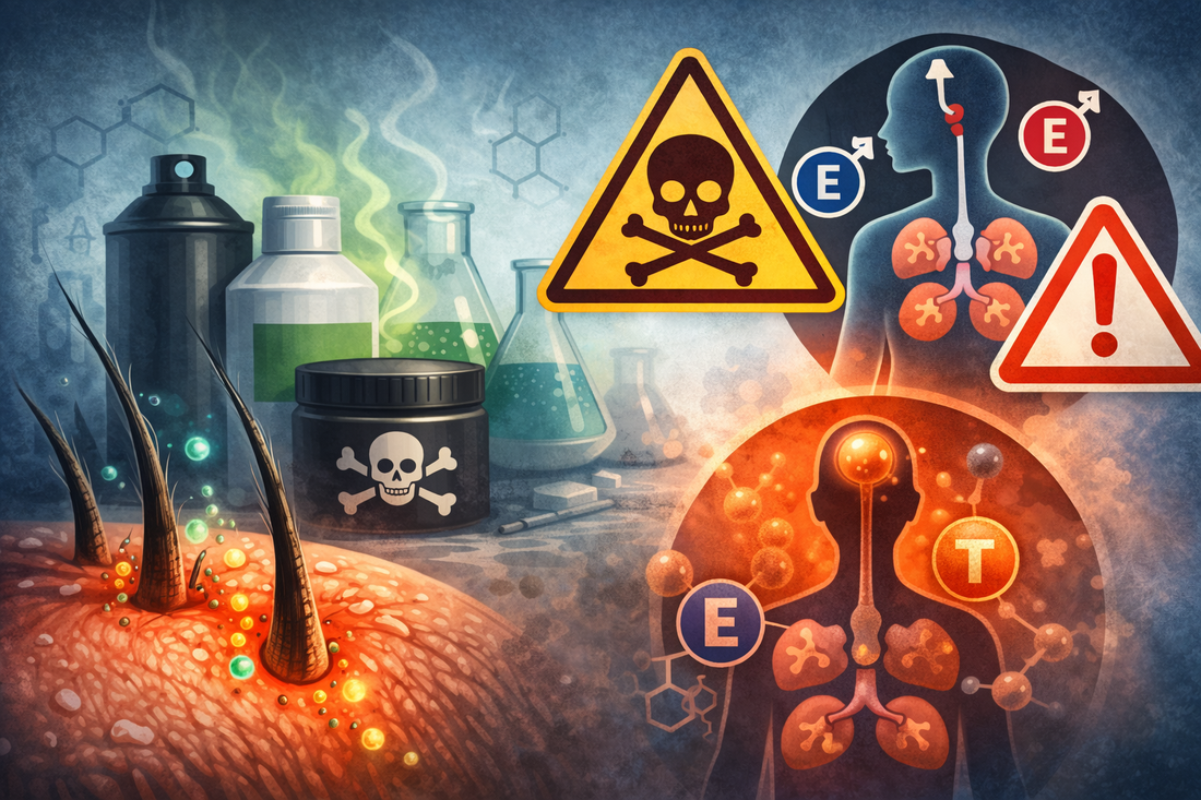 Hur huden absorberar kemikalier – därför spelar hårprodukter roll